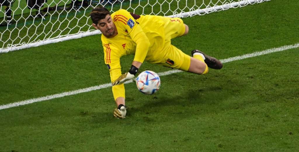 Por un imbatible Courtois, Bélgica derrota a Canadá en su debut en el Mundial