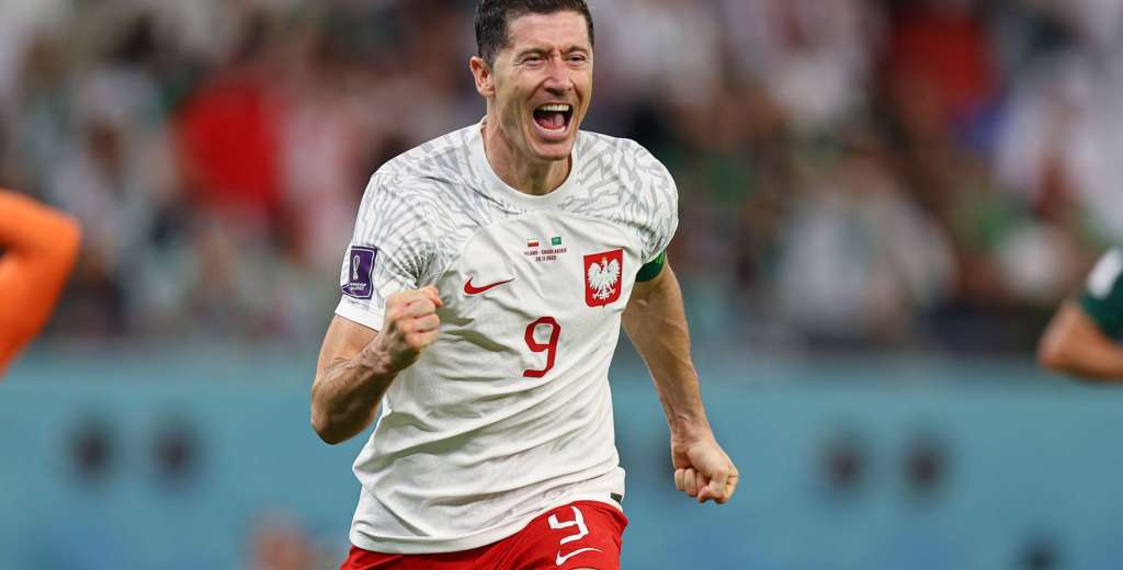 Videos: Polonia le ganó 2-0 a Arabia Saudita y Lewandowski anotó su primer gol