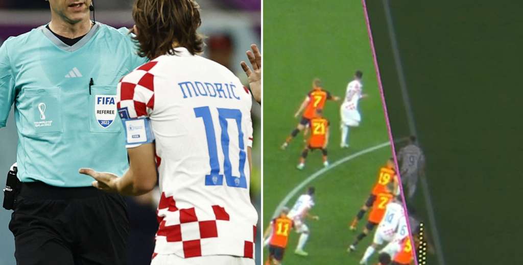 Puro VAR: El offside milimétrico por el que anularon el penal para Croacia