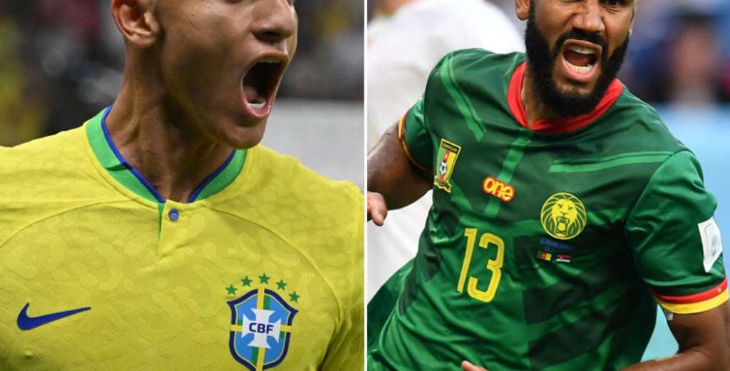 Camerún-Brasil: Qué necesitan, alineaciones, donde verlo y estadísticas