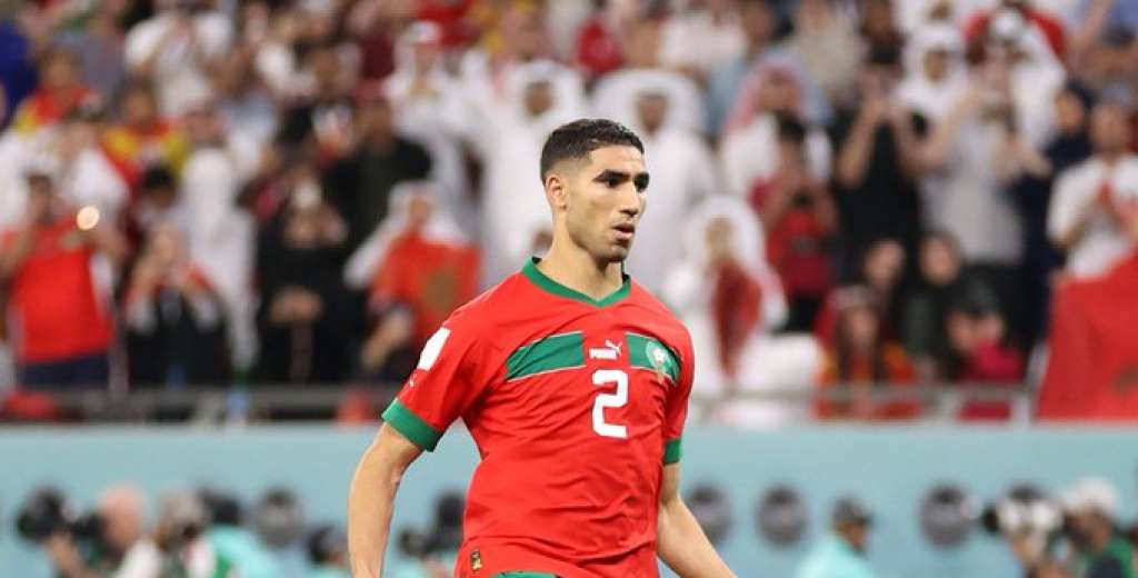 ¡Está loco! Achraf Hakimi la picó en un penal histórico para Marruecos