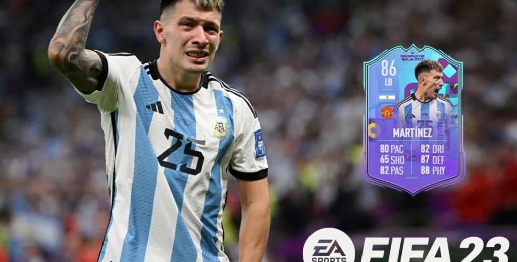 FIFA 23: Lisandro Martínez destaca en los Fenómenos de la Copa del Mundo