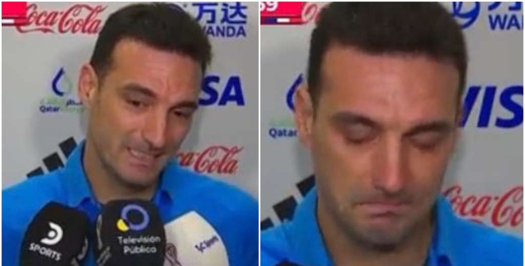 Conmovedor: Scaloni se emocionó como nunca al hablar del plantel argentino