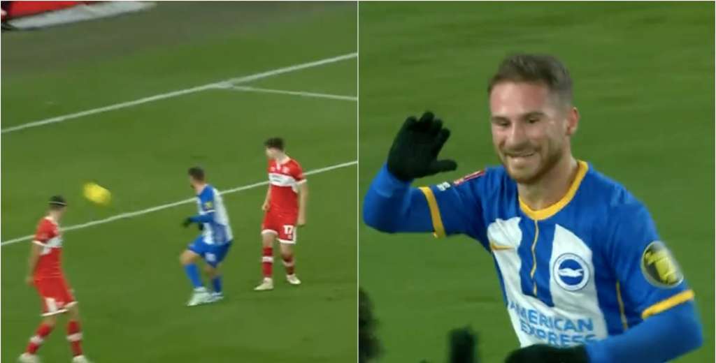 Un fenómeno absoluto: el golazo de taco que hizo Alexis Mac Allister