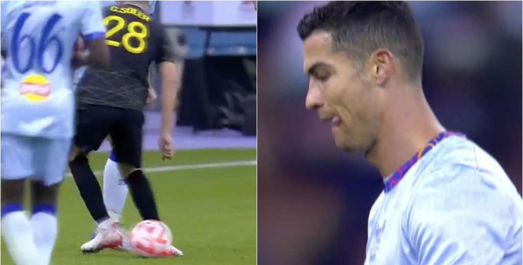 Cristiano reventó a Carlos Soler: el brutal caño que le metió en mitad de cancha