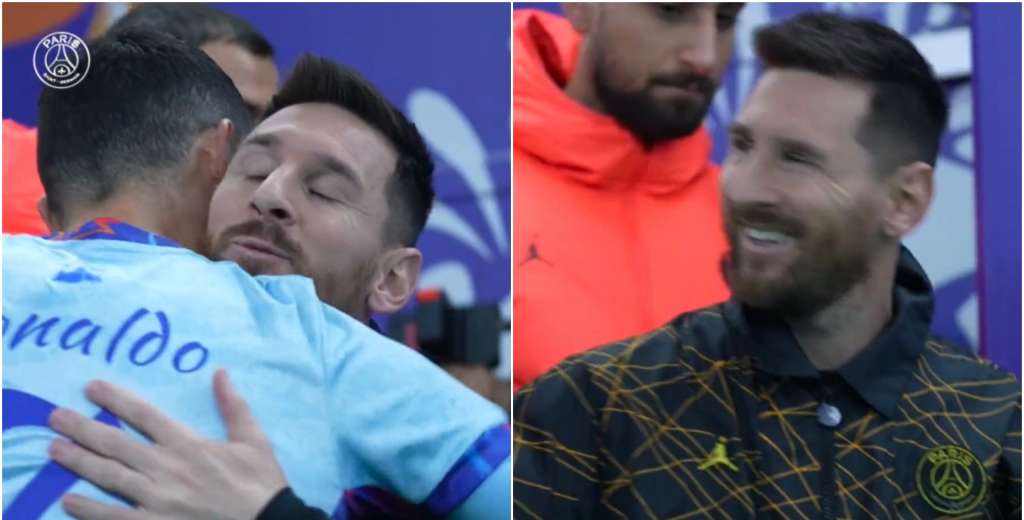 Respeto total: el sentido abrazo entre Lionel Messi y Cristiano