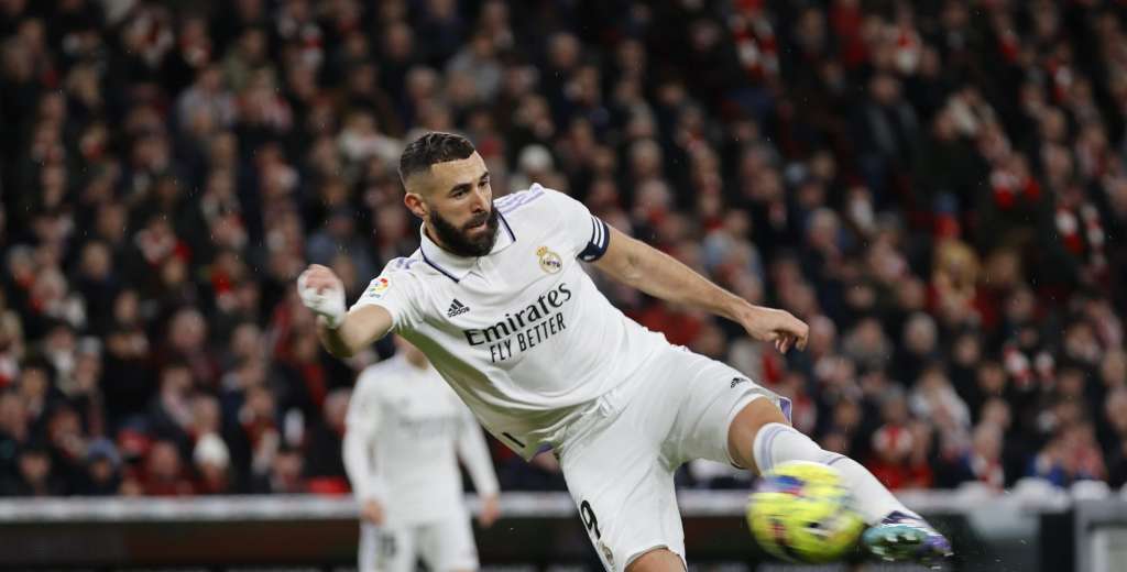 Intratable: Benzema igualó a un histórico goleador del Real Madrid en La Liga