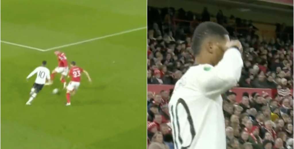 Rashford es brutal: corrió 60 metros y le metió un golazo al Notthingham Forest