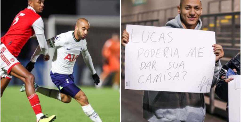 El amigo que todos quieren: Richarlison y un tremendo gesto con Lucas Moura