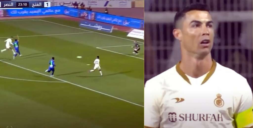 Cristiano Ronaldo marcó su primer gol en Al-Nassr pero se lo anularon