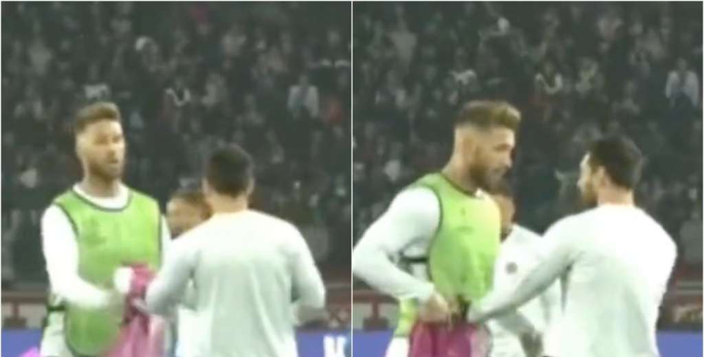 Sergio Ramos pensó que Messi quería un abrazo, pero no: insólito momento