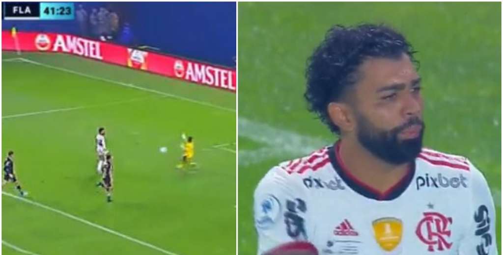 Algún día tenía que pasar: Gabigol definió mal y se perdió el primero del Flamengo 