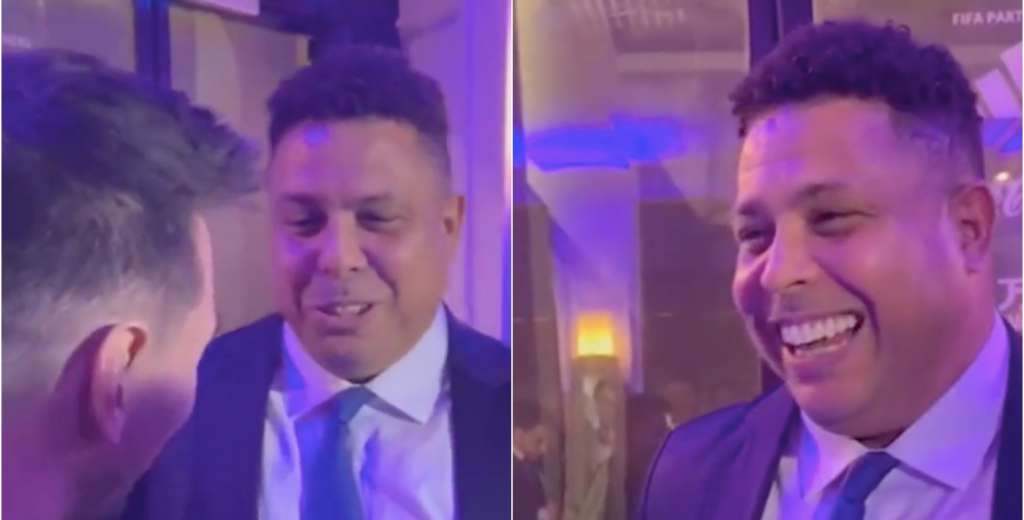 Cómo no amarlo: Ronaldo se cruza a Messi y le hace una pregunta de crack