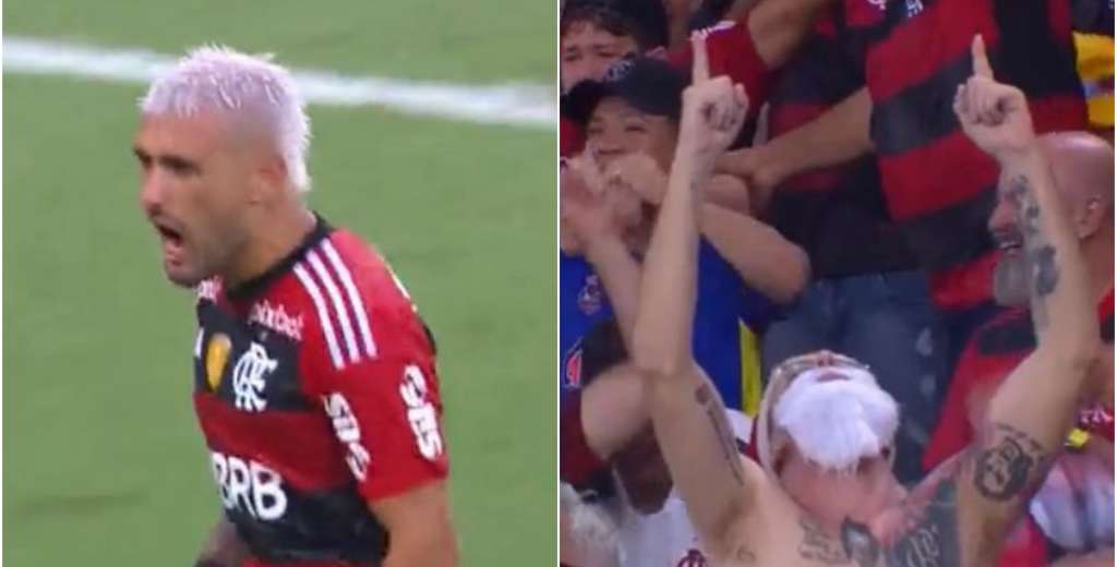 Faltaban 28 segundos y De Arrascaeta salvó al Flamengo de un papelón: locura total