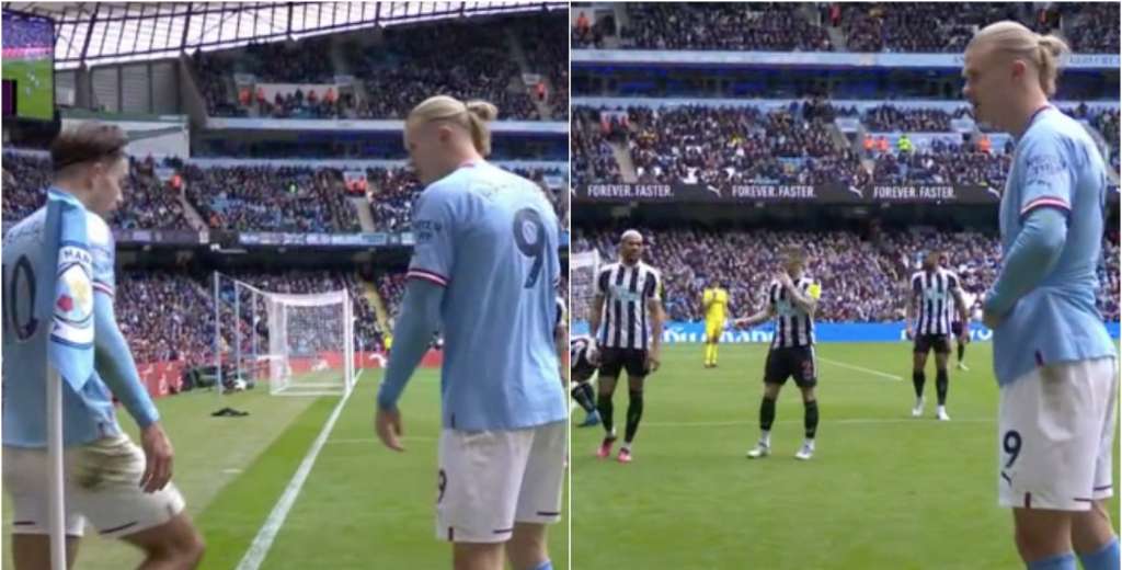 Haaland, minuto 91 y la jugada que sacó de quicio al Newcastle