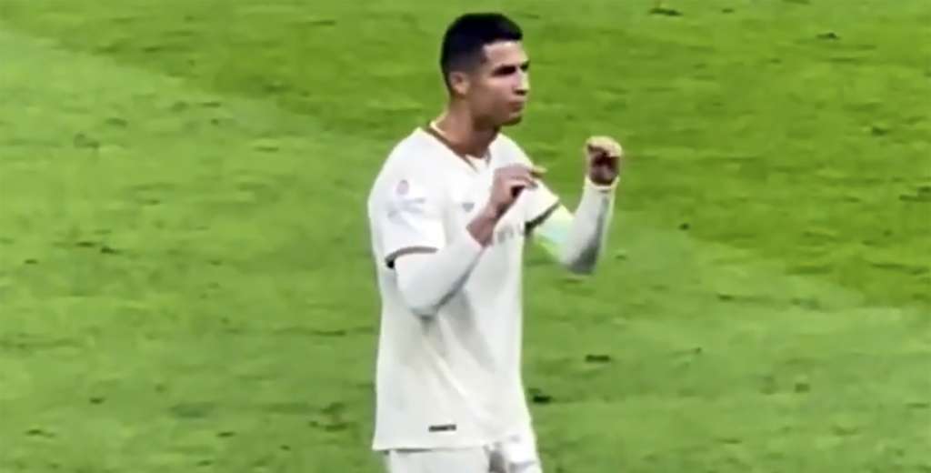 Tremendo: a Cristiano Ronaldo no le gustó algo y reaccionó mal