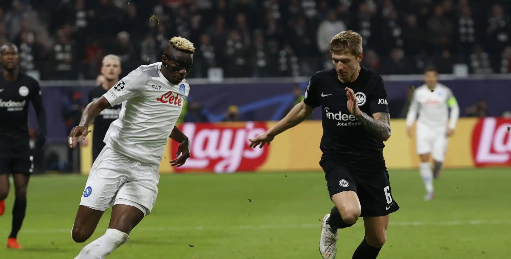 Napoli vs Eintracht Frankfurt por la Champions League: TV y formaciones