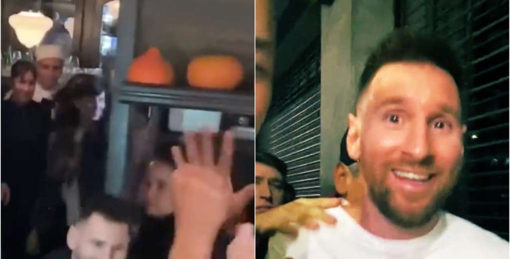 La brutal frase de Messi antes de irse del restaurante: no le importó nada