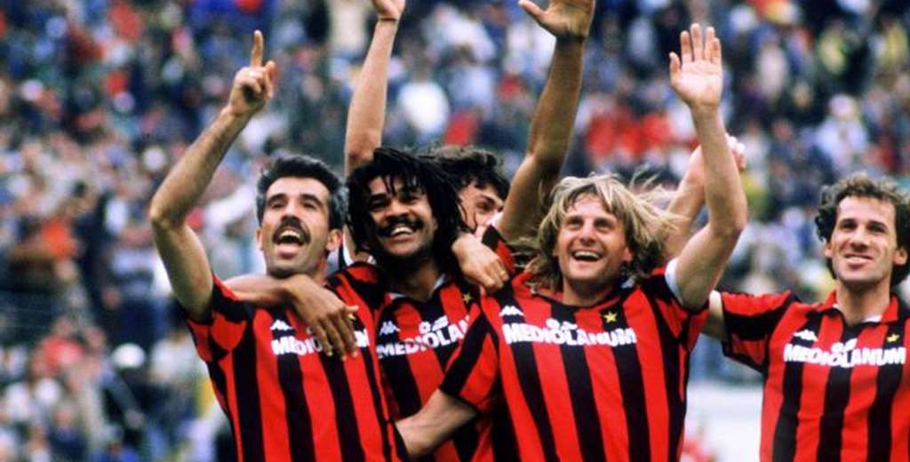 Arrigo Sacchi y los "holandeses"; el mejor Milan de la historia