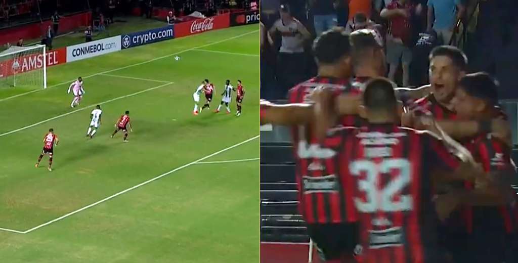 Histórico: está en 2da de Argentina y debutó en la Libertadores con este golazo