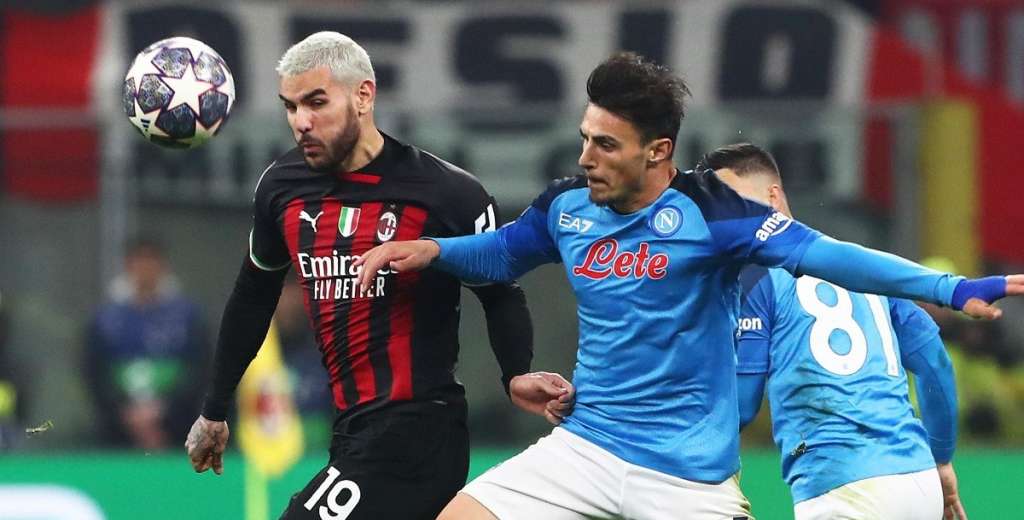 Napoli vs. AC Milan por la Champions League: hora, TV y formaciones