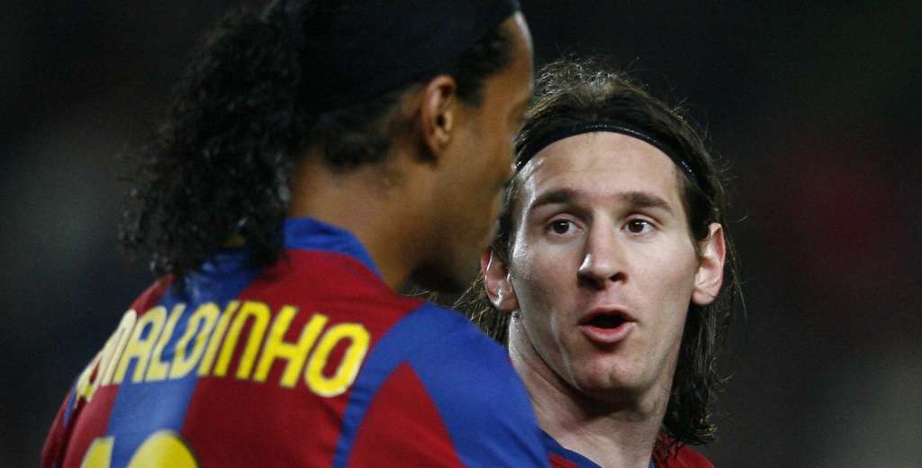 Cuando a Ronaldinho le preguntaron si Messi era el mejor de la historia