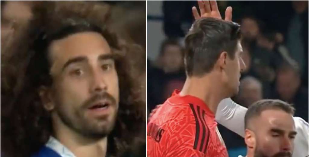 Cucurella no entendía nada: era gol suyo pero apareció Courtois a pura épica