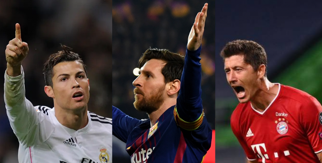 Los 7 máximos goleadores en la historia de la Champions League