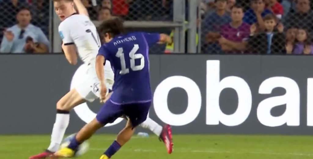 Luka Romero quedó solo y metió un golazo infernal en el Sub-20