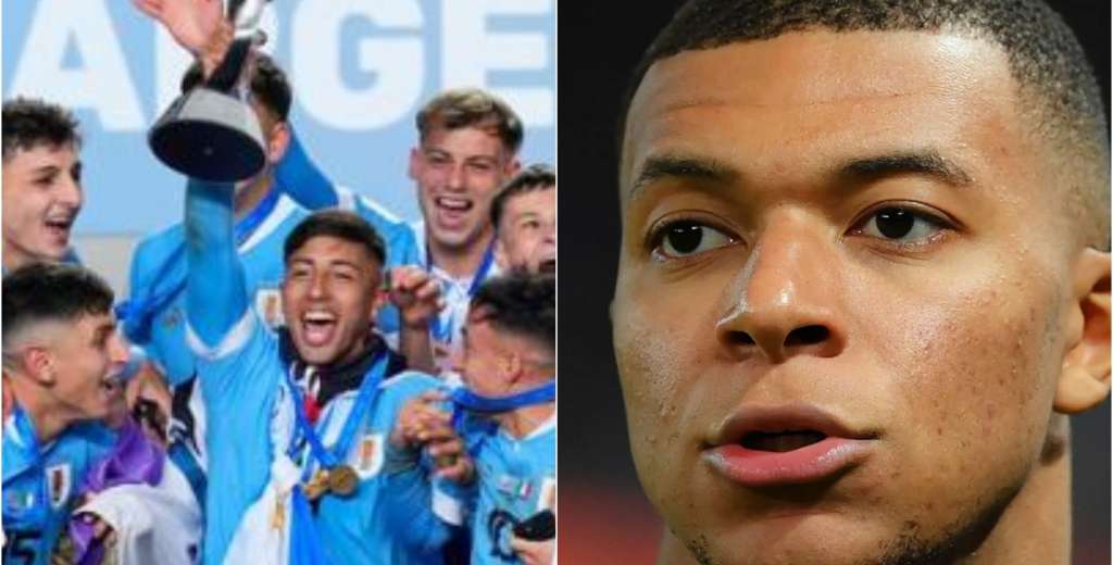 Uruguay salió campeón del mundo Sub20 y él se acordó de Mbappé: lo fulminó