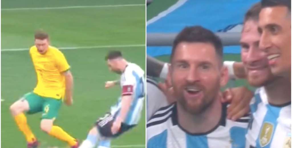 Esta completamente loco: 80 segundos y Messi le clavó un golazo a Australia