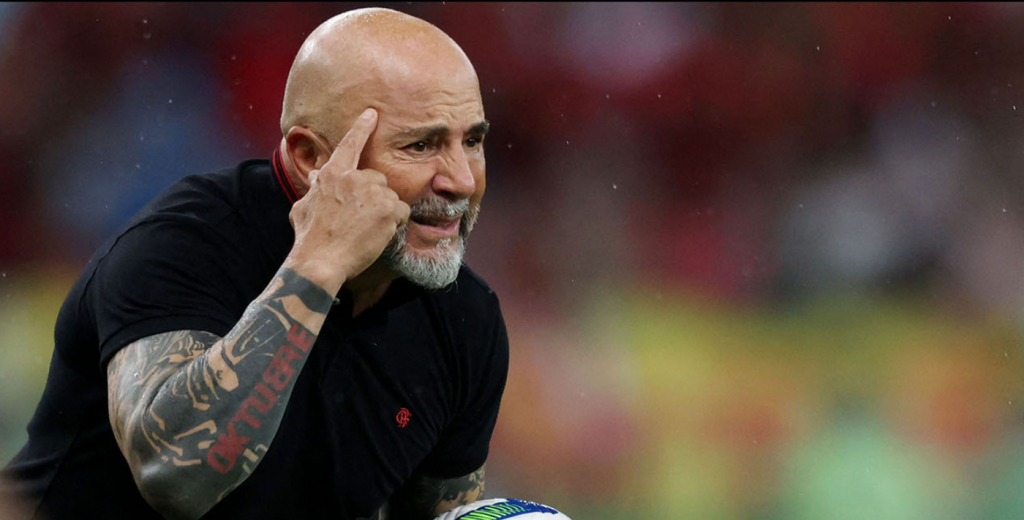 Flamengo fue goleado y Sampaoli le dio un palazo a sus jugadores