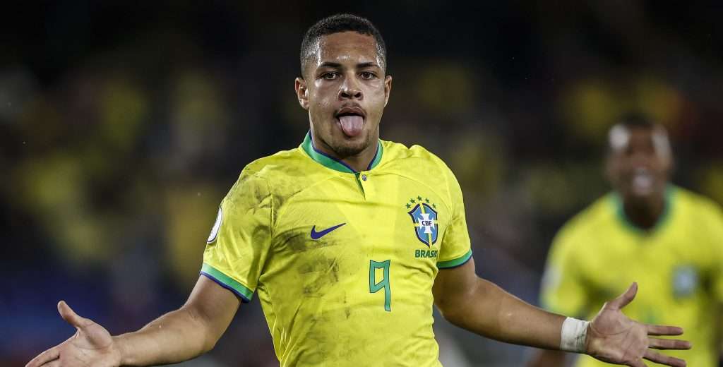 Vítor Roque, la nueva joya de Brasil con la que sueña el FC Barcelona