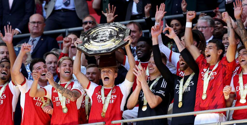 Increíble: Arsenal ganó la Community Shield tras igual a los 101 minutos