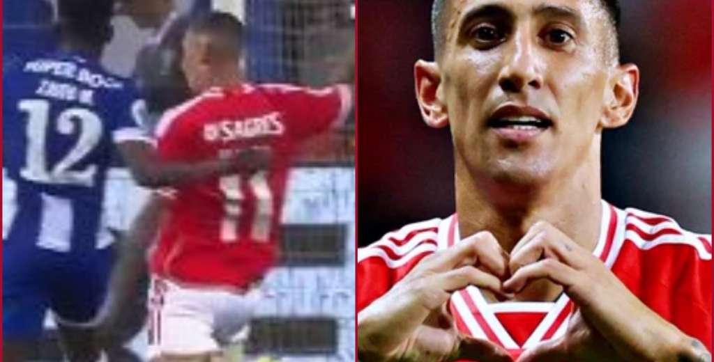 Di María tiene mística: otro gol en una final y Benfica campeón