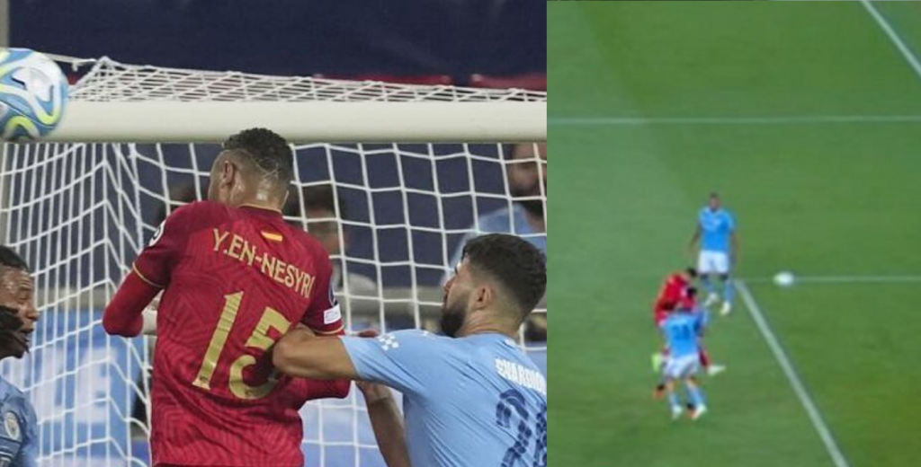 En-Nesyri dejó clavado a Gvardiol y cabeceó para el 1-0 del Sevilla ante el City