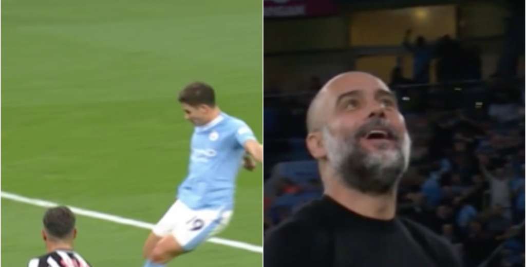 Pep Guardiola enloquecido: Julian Álvarez le arrancó el arco al Newcastle