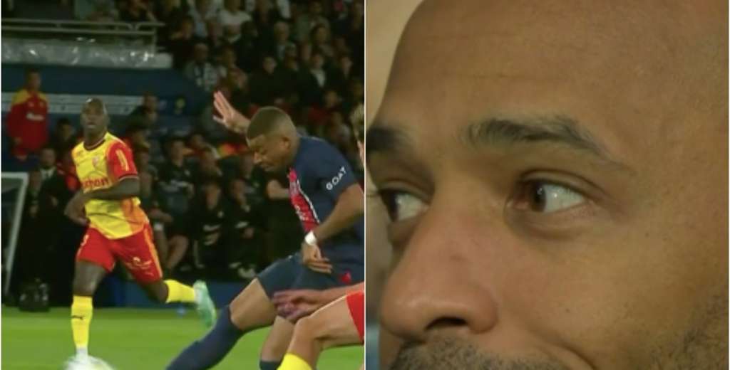 Ante la mirada de Henry, Mbappé es un rayo: el golazo que le marcó al Lens