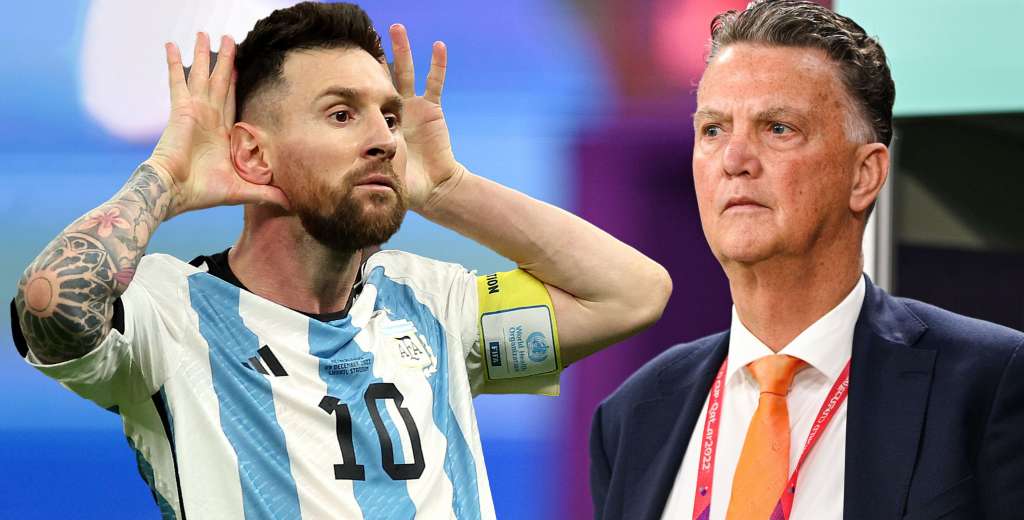 Bomba: Van Gaal atacó a Messi y Argentina de la peor manera