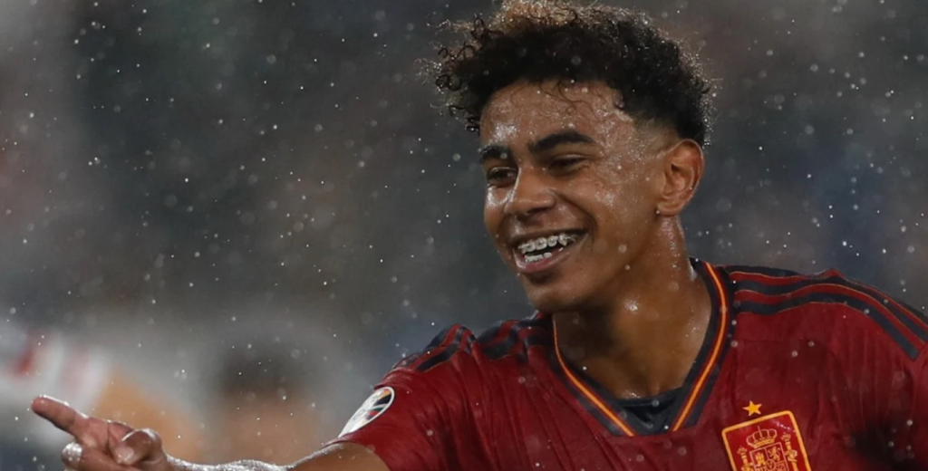 Lamine Yamal debutó con España y quedó en la historia: rompió dos récords