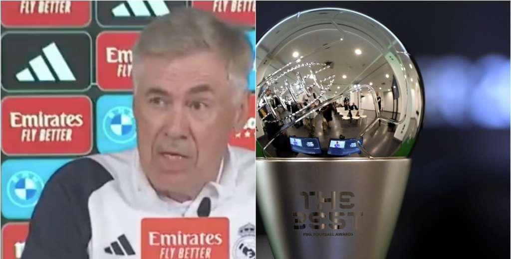 Ancelotti liquidó a la FIFA por dejar a Vinicius fuera de The Best: "Lloró tres horas..."