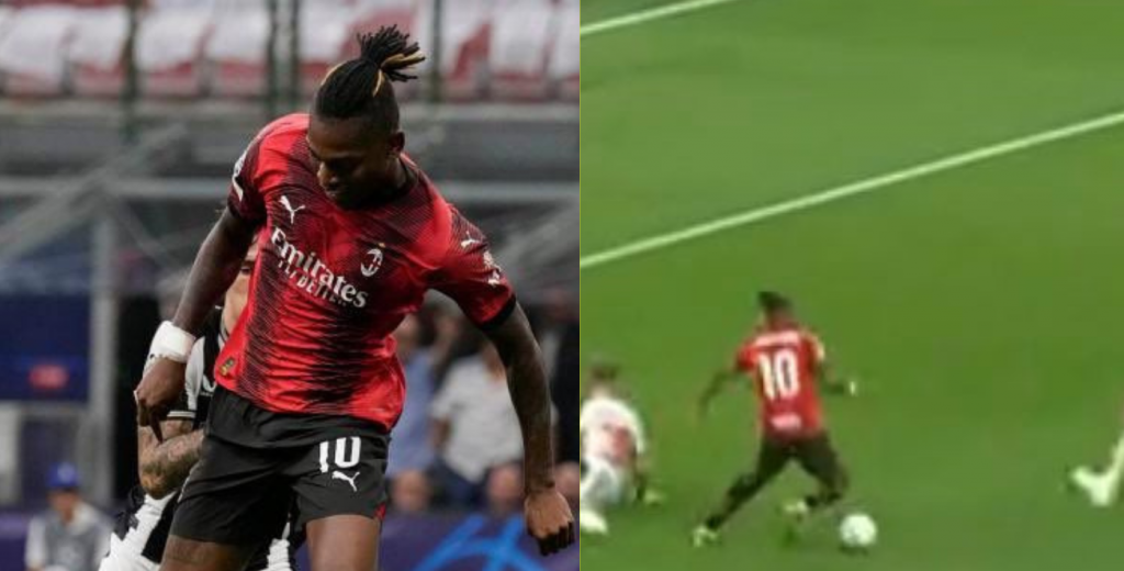 Leao quiso hacer el gol de su vida para el Milan en la Champions: fue un papelón 