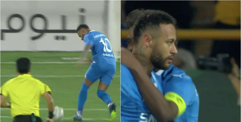 Como en los viejos tiempos: el golazo de zurda que clavó Neymar en Al Hilal