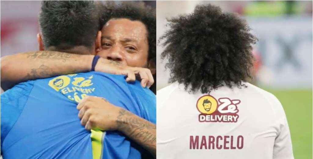 Marcelo ganó todo con Real Madrid, pero se puso a llorar con un gol de Cano