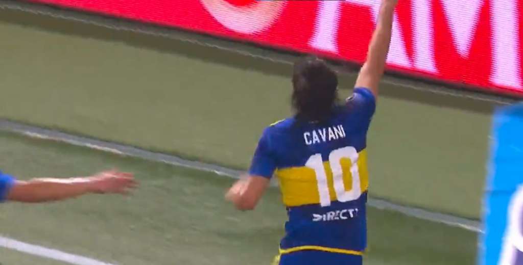 ¡Enorme Cavani! Cortó la sequía con un golazo en la Copa Libertadores