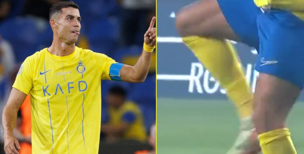 Cristiano Ronaldo no pierde la magia: metió un taco al área para el gol de Al Nassr