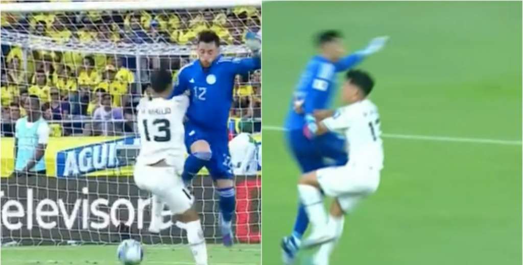 Minuto 91 y Colombia se hundió: le regaló un penal a Uruguay