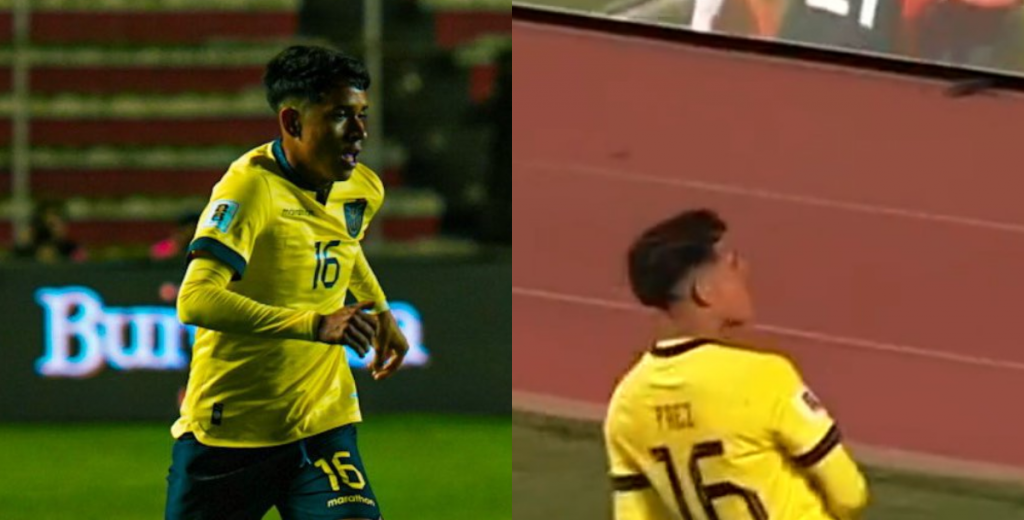 Kendry Páez es una bestia: con sólo 16 años marcó un golazo con la Selección de Ecuador