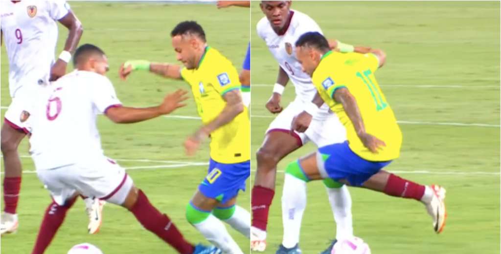Si Neymar quiere, te hunde: humilló a Herrera con una bicicleta y un caño brutal