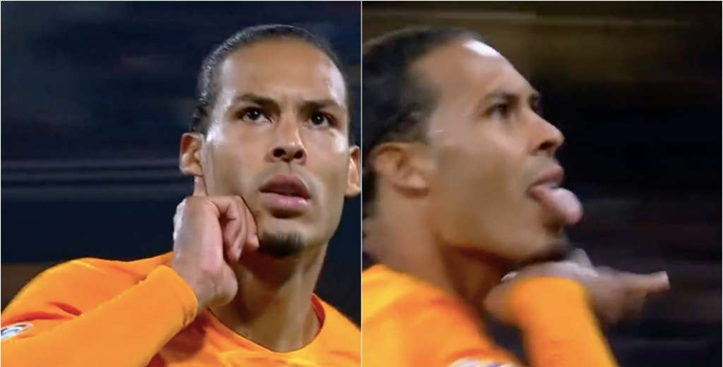 Minuto 93 y nervios de acero: Van Dijk define y se lo dedica a la hinchada